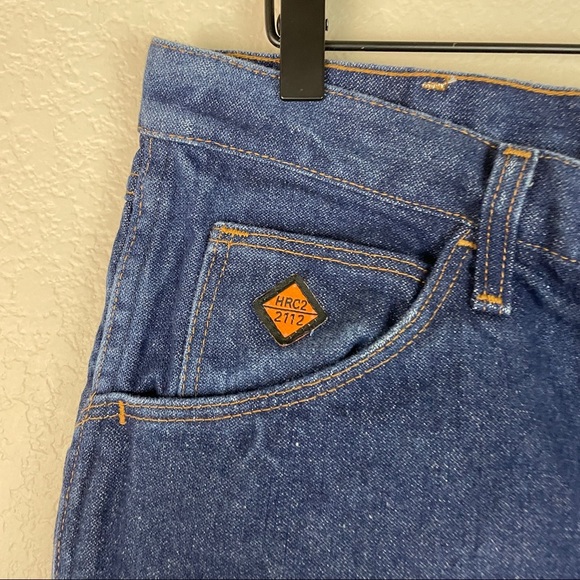 Wrangler Flame Resistant Denim Jeans Size 36X38 - Picture 2 of 7